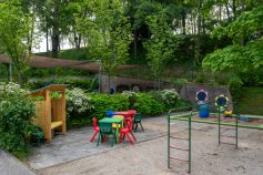 Spielbereich im Garten