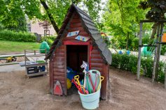 Spielbereich im Garten