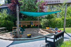 Spielbereich im Garten